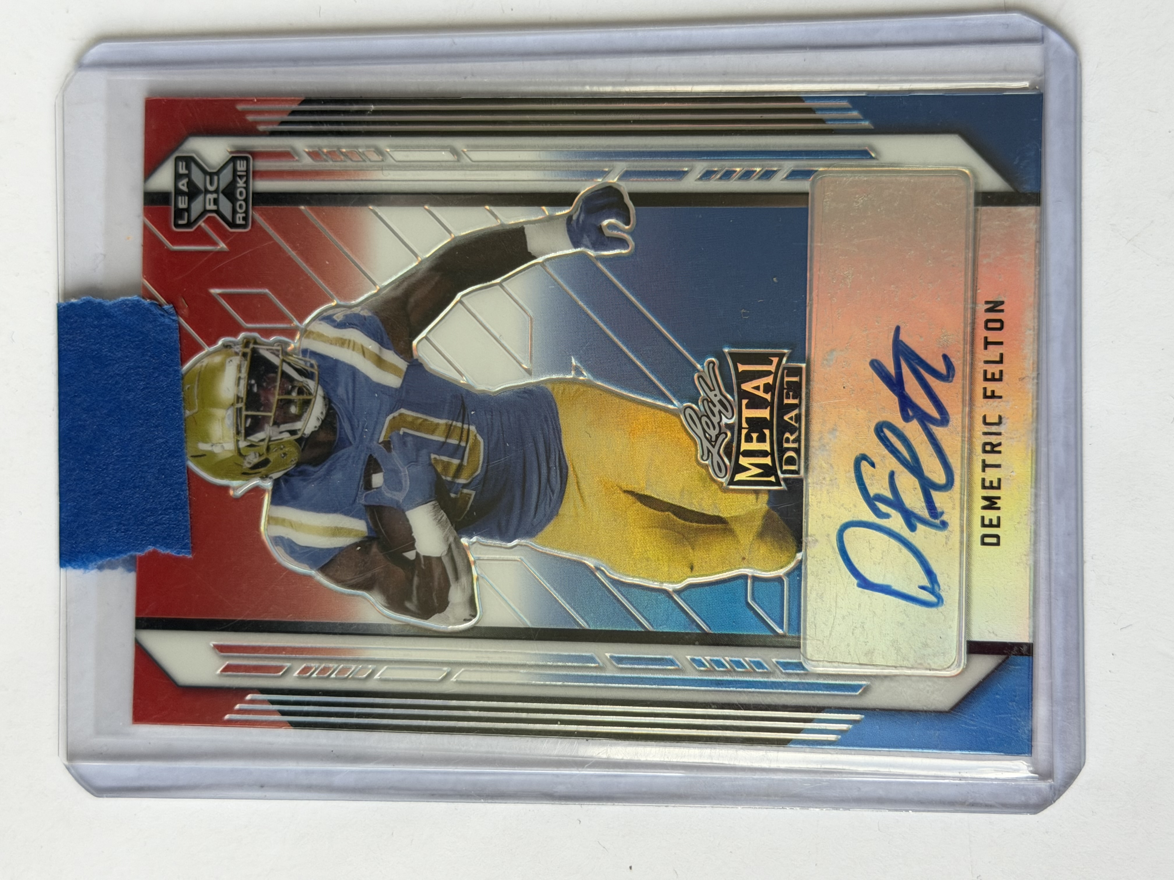 Carta Rookie Demetric Felton Auto 10/10