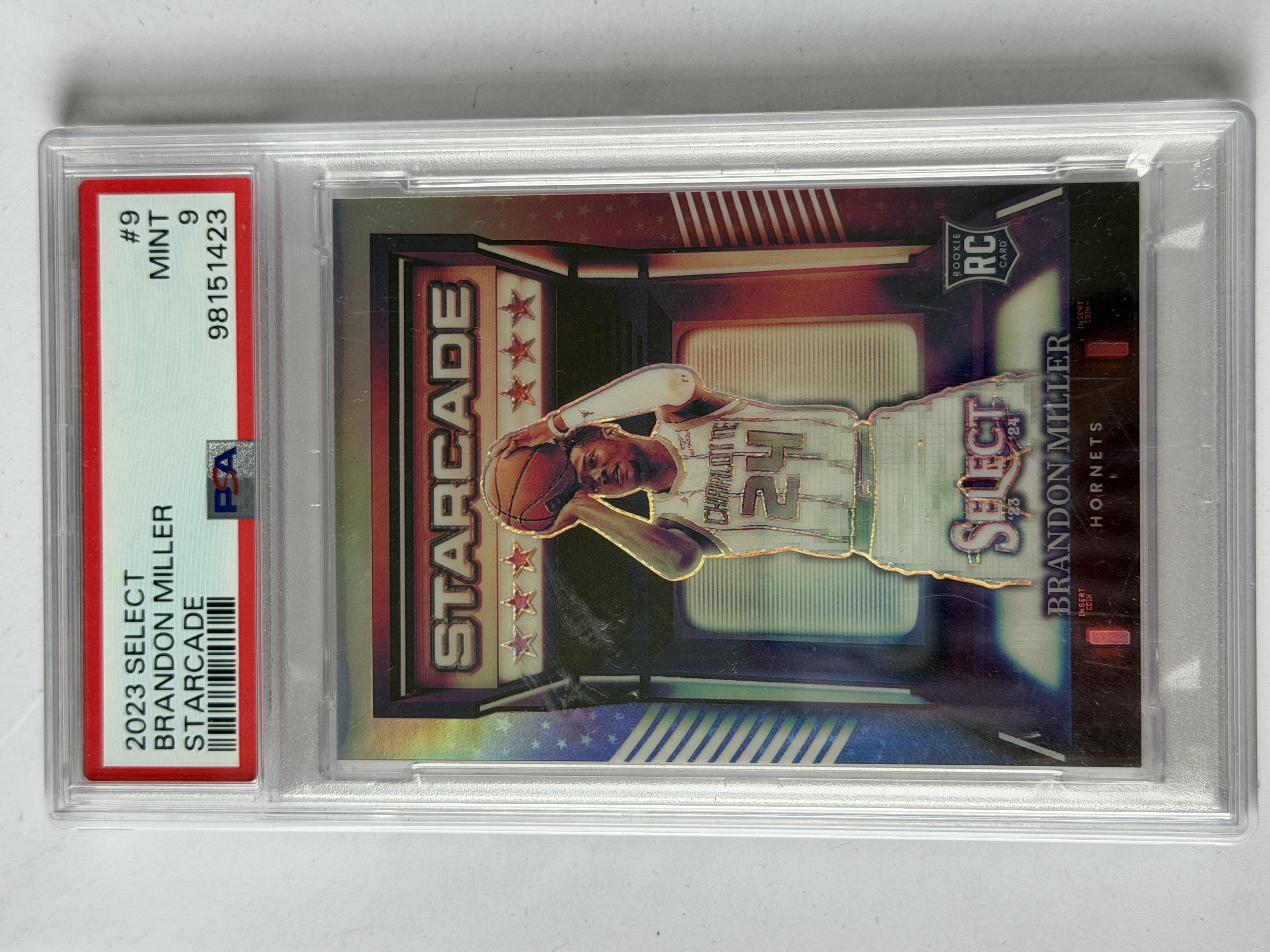 Carta PSA 9 Brandon Miller