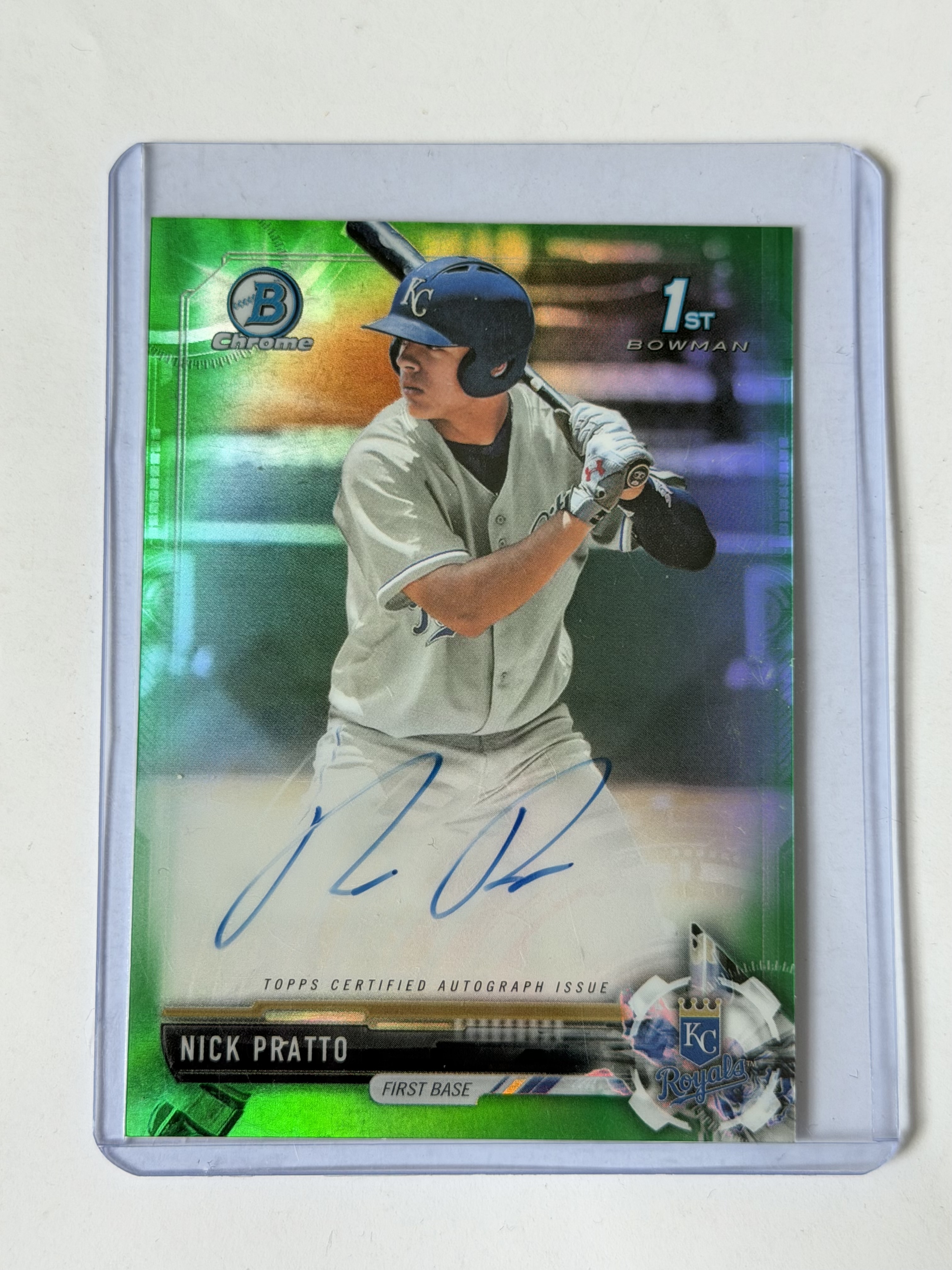 Carta Nick Pratto 32/99 Auto