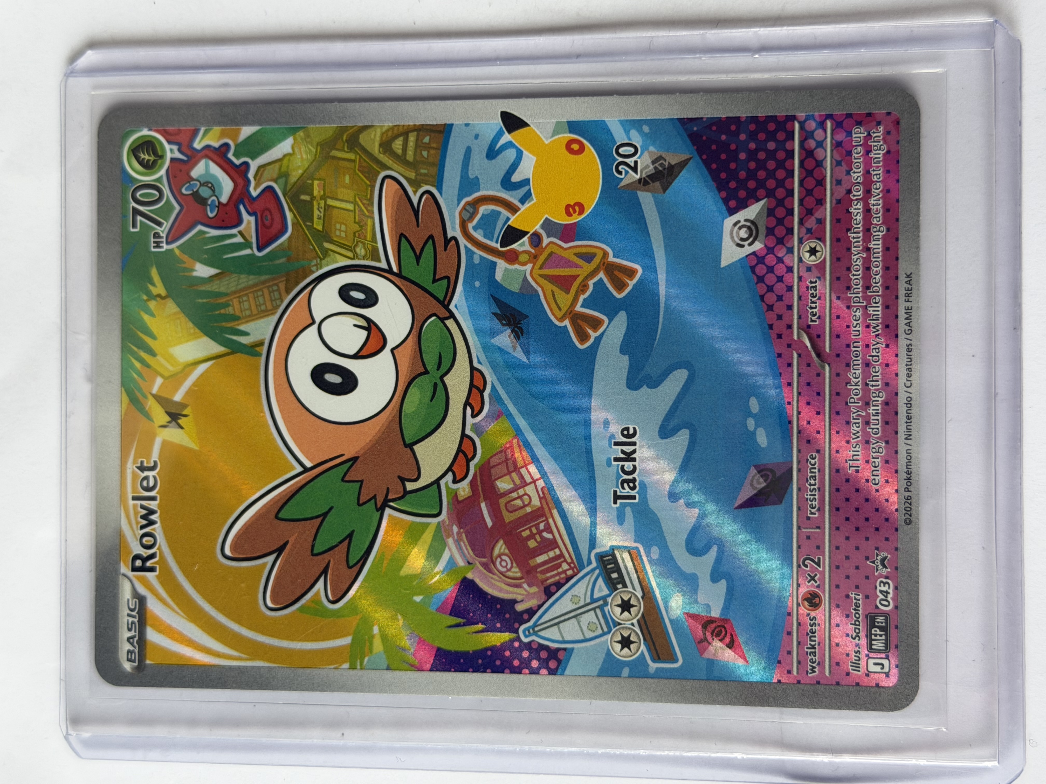 Carta Rowlet — MEP Black Star Promos