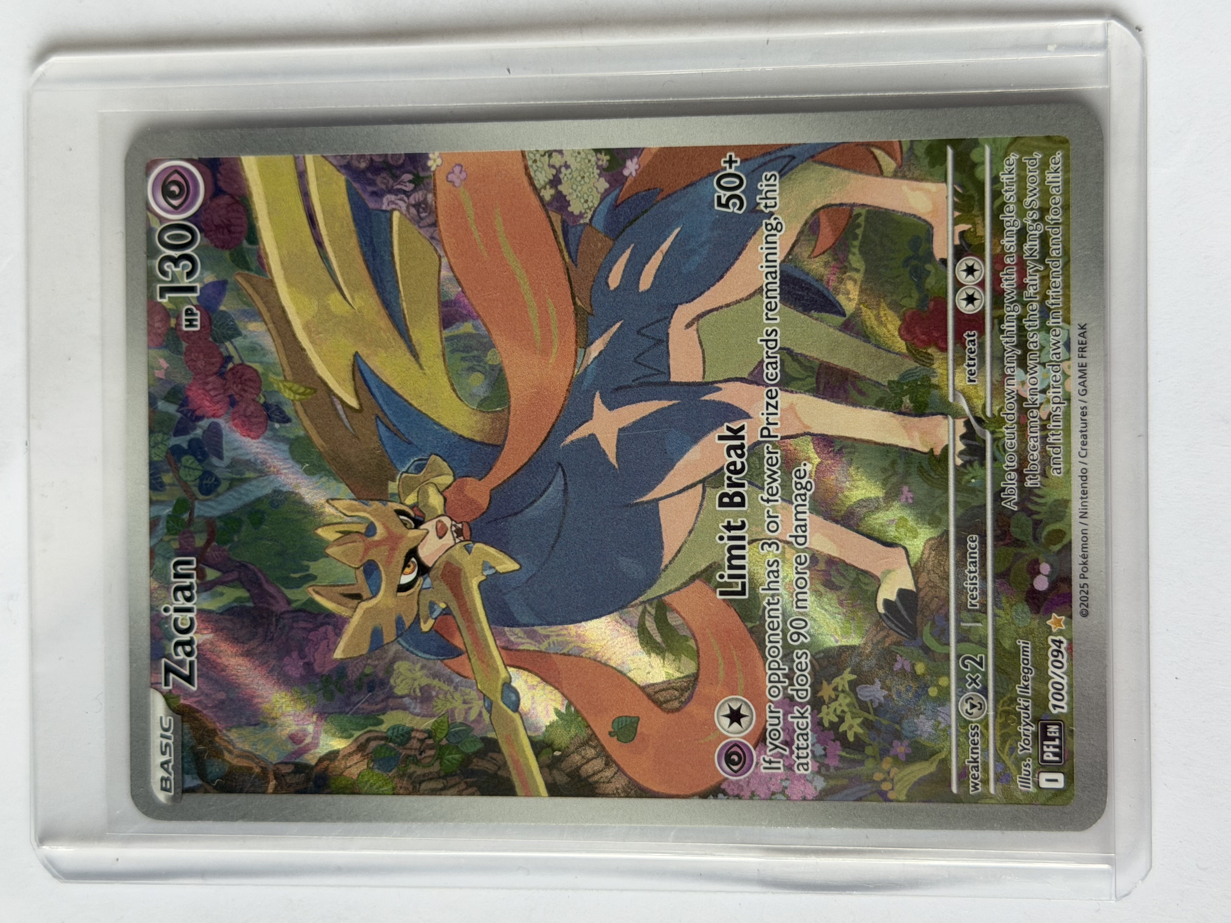 Carta Zacian 100/094 — Phantasmal Flames