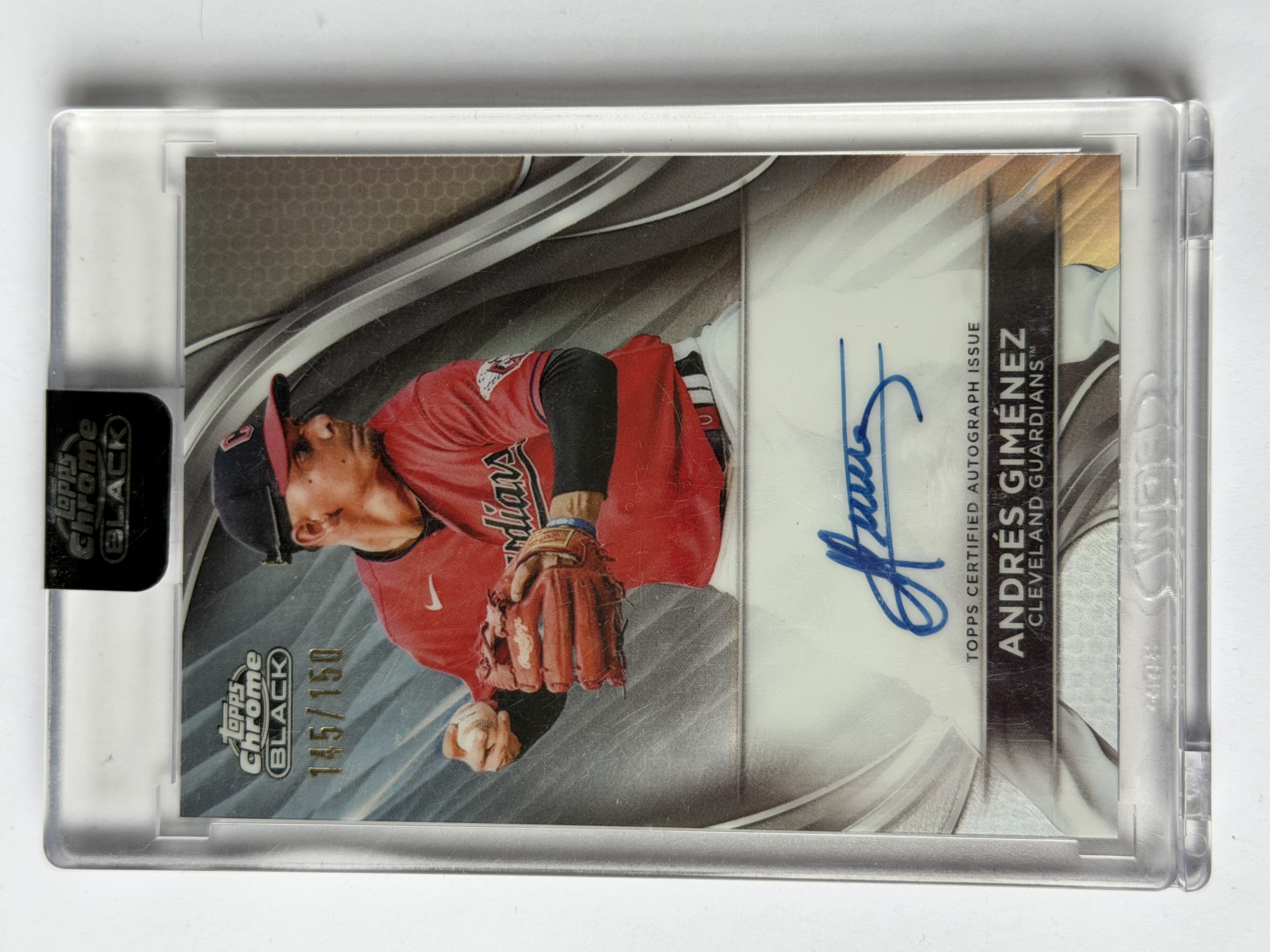 Carta Andrés Giménez 145/150 Autógrafo Refractor