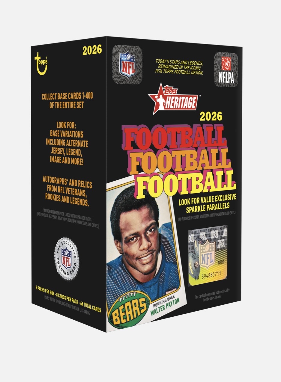 Caja 2026 Topps Heritage Football - Value Box