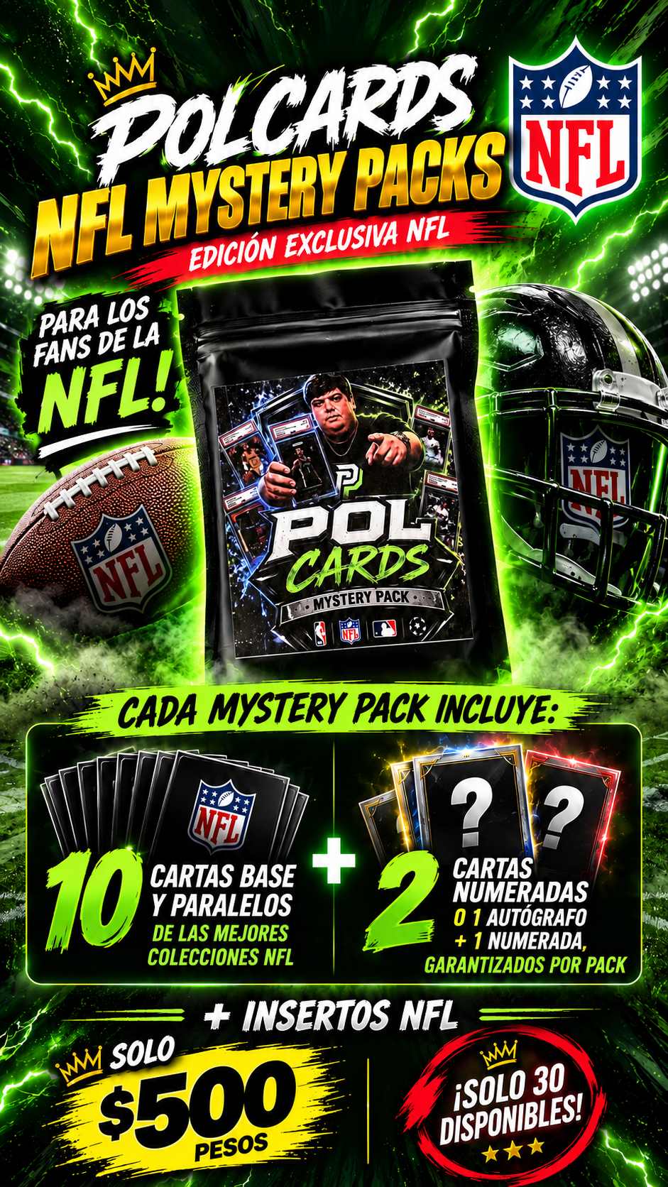 Mistery Pack NFL Football
