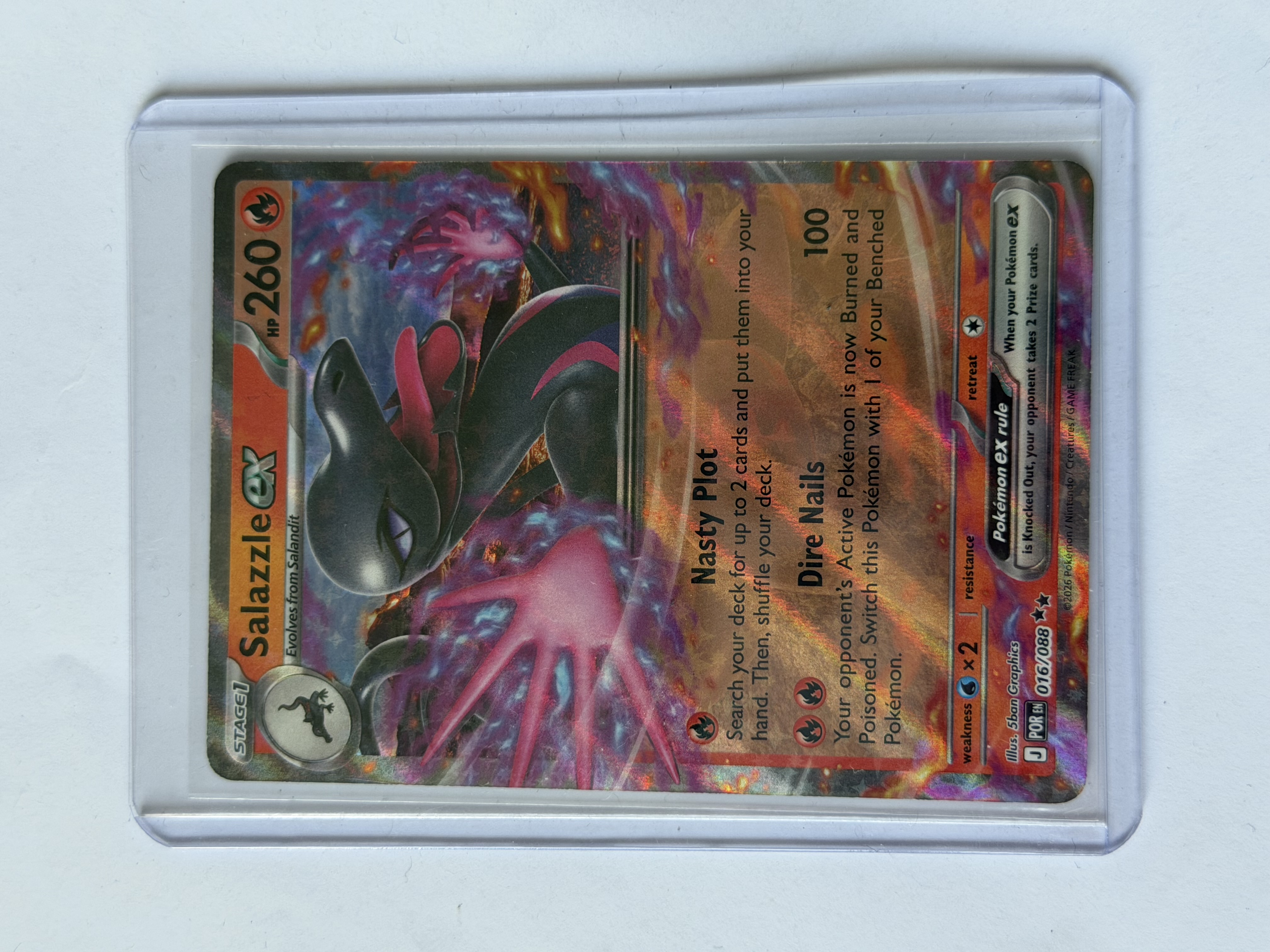 Carta Pokemon Salazzle ex