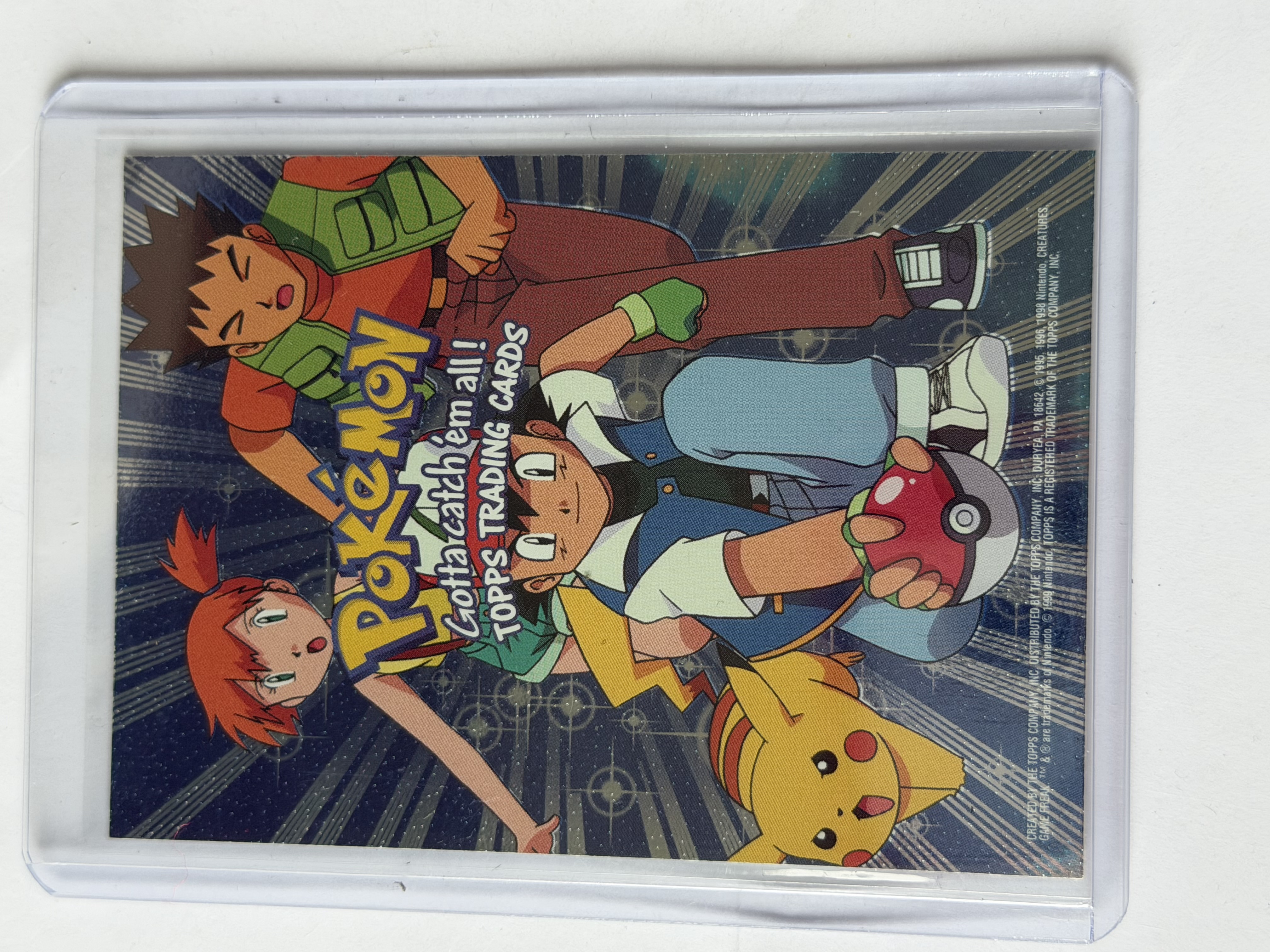 Carta Checklist — Topps Pokémon Movie Animation Edition (1999)